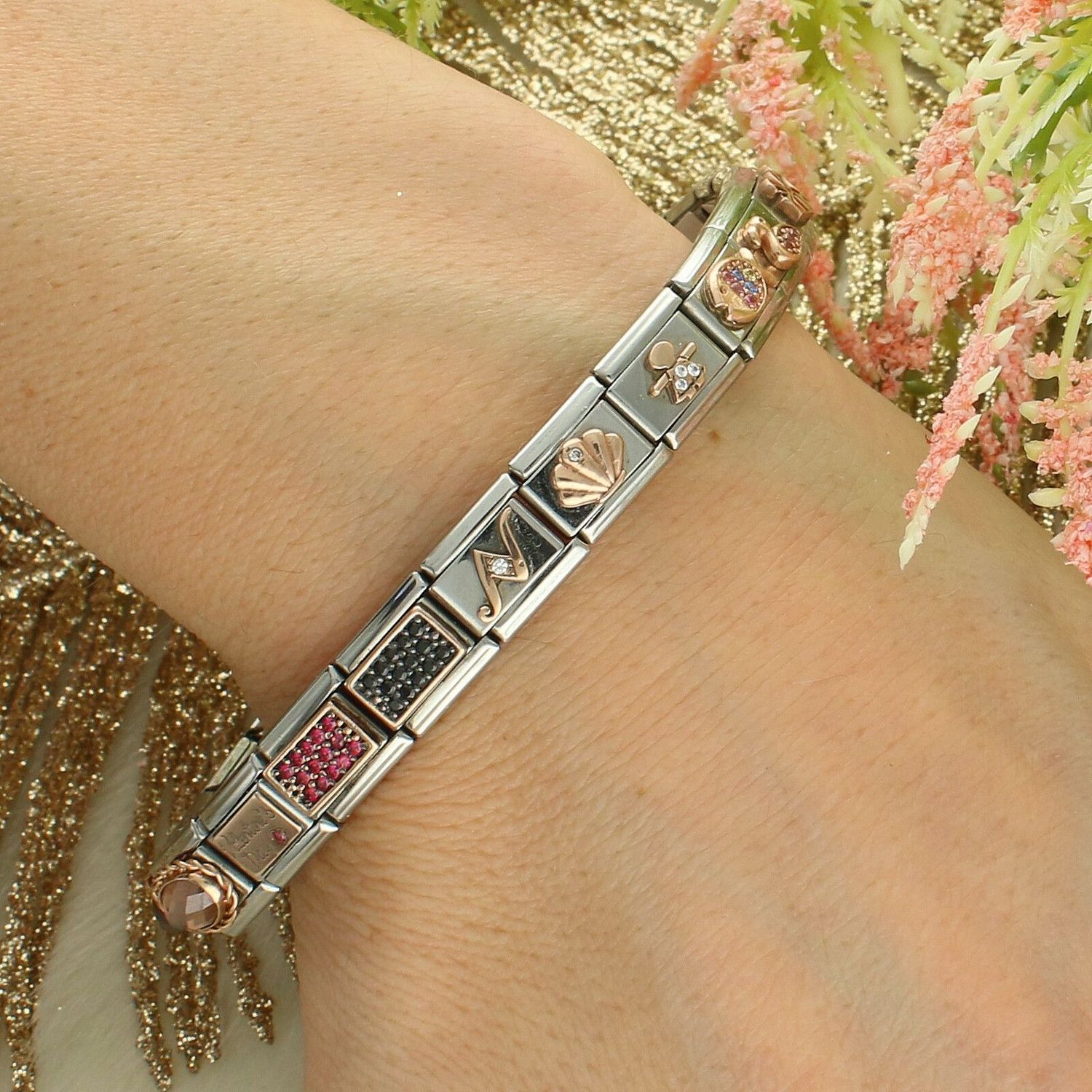 Nomination Link 9K zawieszka różowe złoto 'Biała Cyrkonia' 430603 010 Zawieszki Nomination ✓ Wyjątkowy prezent ✓ Nomination ✓ Bransoletka Nomination ✓ Bransoletka ze stali ✓ Gwarancja najni�.jpg